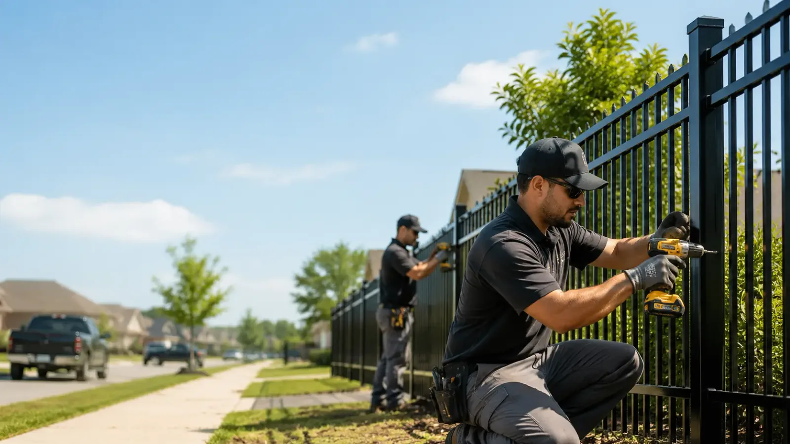 Metal Fence Installation in Holden, LA